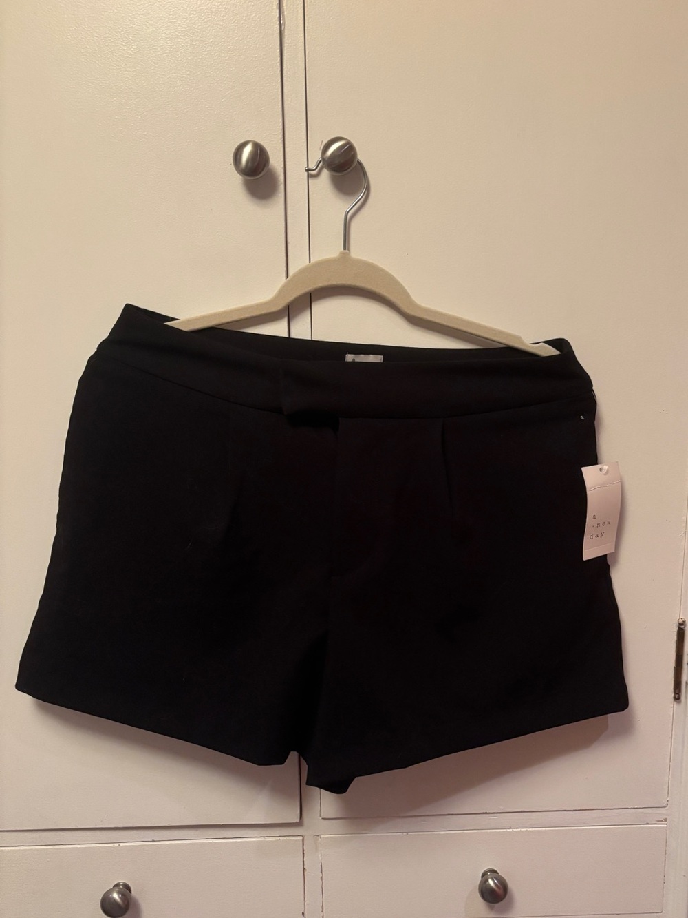 A New Day Women's Strength Black Dress Shorts